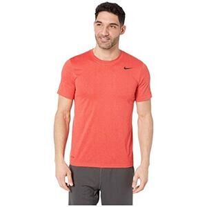 Nike Mens Legend 2.0 Short Sleeve Tee Shirt Light University Red Heather XL 7...